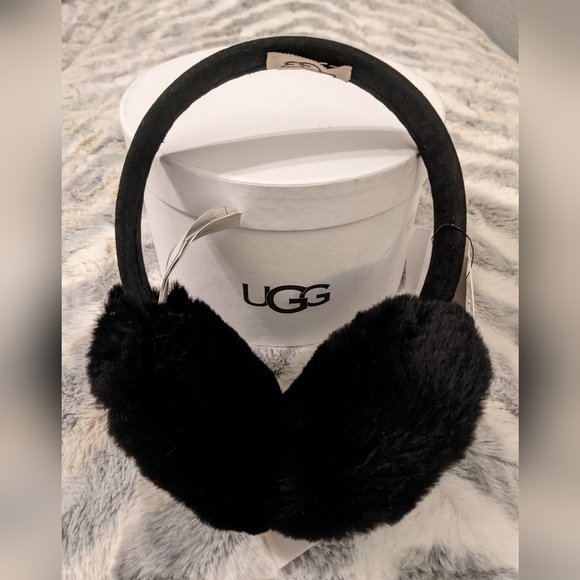 UGG Accessories Ugg Shearling Suede Earmuffs New In Box Poshmark